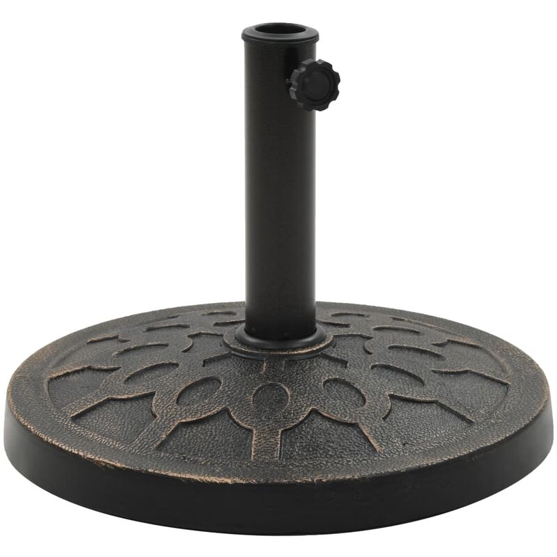 

Base de sombrilla redonda de poliresina bronce 13 kg