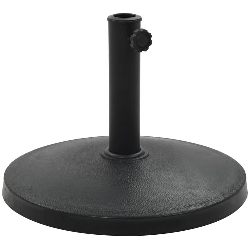 

Base de sombrilla redonda de poliresina negra 10 kg