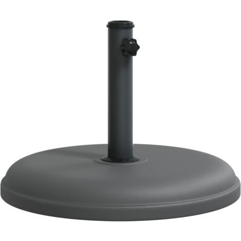 Base de sombrilla redonda para palos de Ø32/35/38 mm 15 kg vidaXL