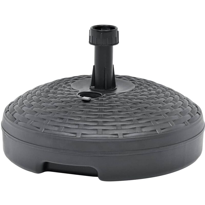 

Base de sombrilla rellenable arena/agua plástico gris 20 L