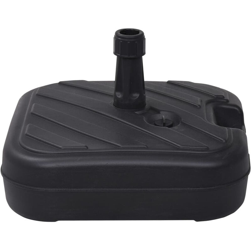 

Base de sombrilla rellenable con arena/agua negro 24 L
