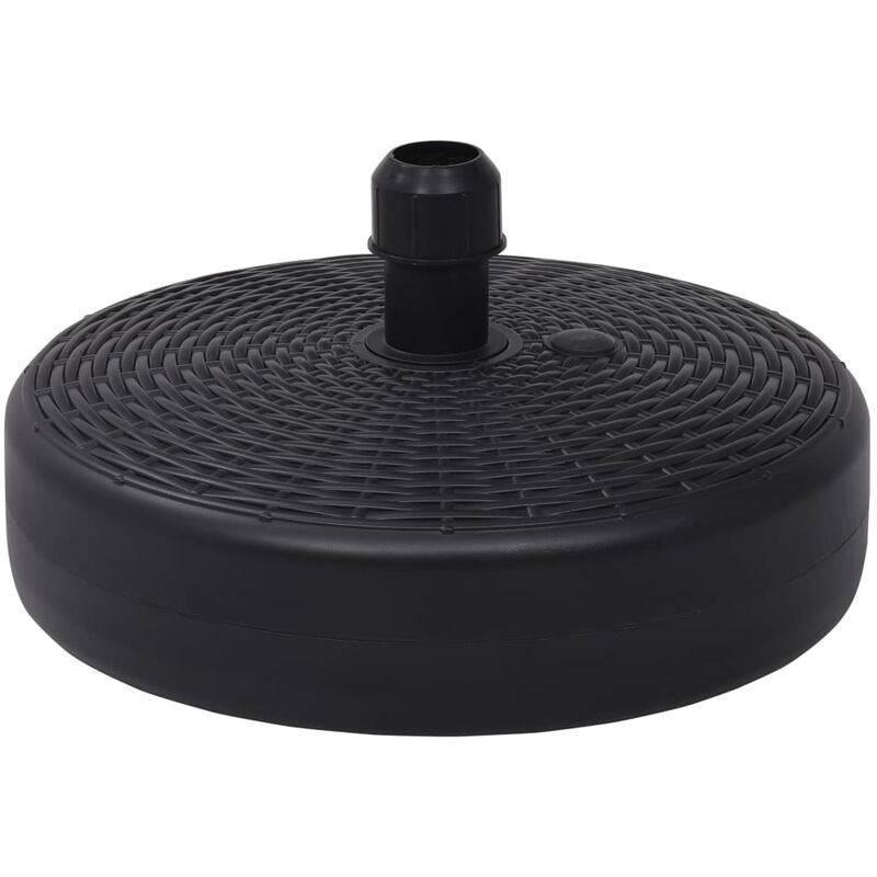 

Base de sombrilla rellenable con arena/agua negro 24 L