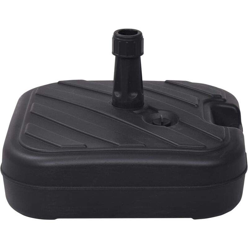 

Base de sombrilla rellenable con arena/agua negro 24 L