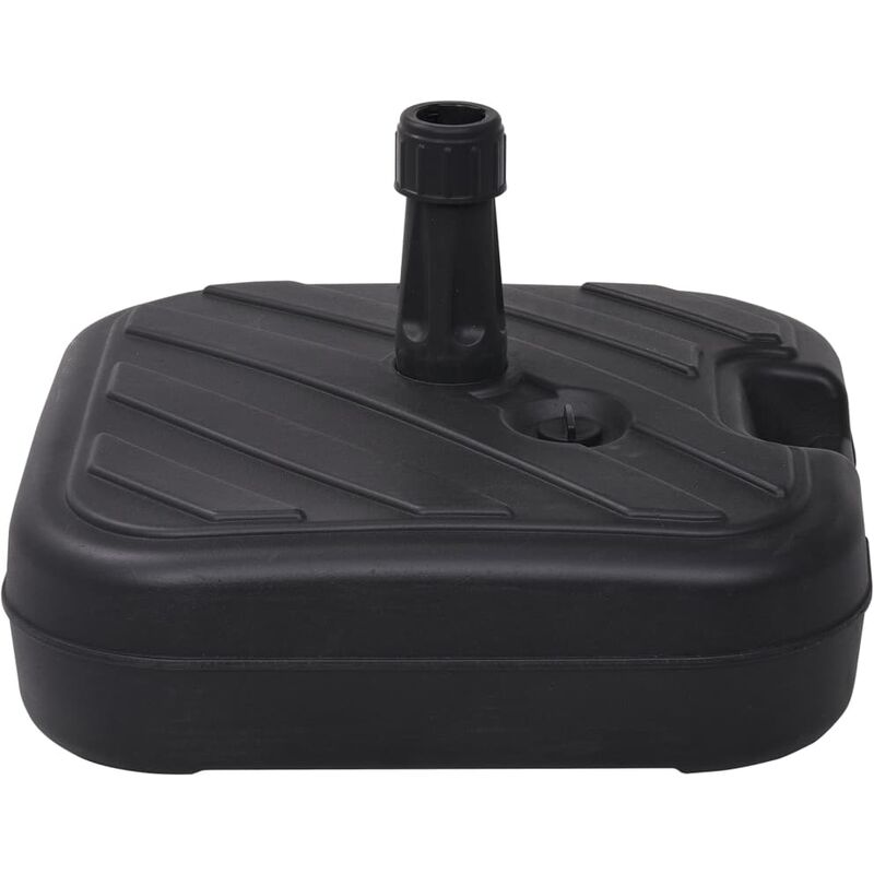 

Base de sombrilla rellenable con arena/agua negro 24 L - Negro