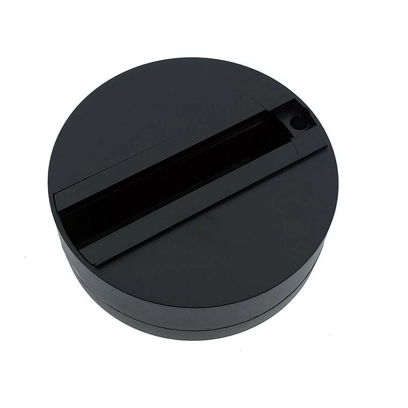 

Barcelona Led - Base de superficie para foco LED de carril monofásico | Negro