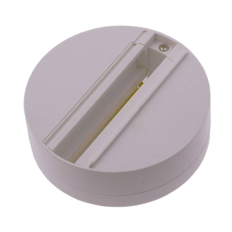 

Barcelona Led - Base de superficie para proyector LED de carril trifásico | Blanco