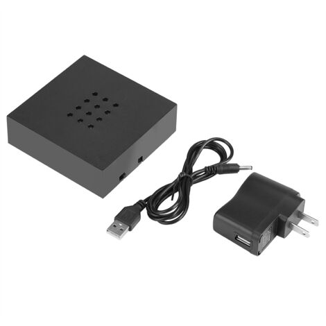 Base De Support De Lumière Blanche à 12 LED, Base De Lumière LED Et Présentoir en Plastique, Affichage Circulaire Lumineux pour Art en Verre De Cristal 3D, Base en Cristal Noir, DC 4,5 V