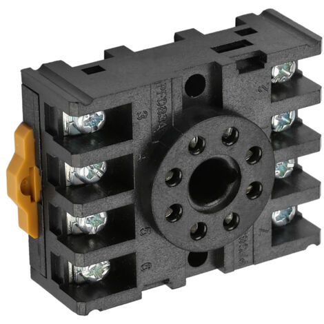 Base de support pour relais temporisés MK2P et AH3, connecteur 8 broches PF083A