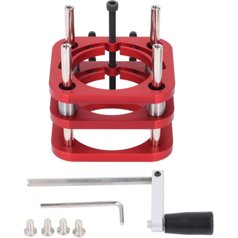Base de Table de routeur en alliage d'aluminium, hauteur de levage maximale à manivelle de 51mm