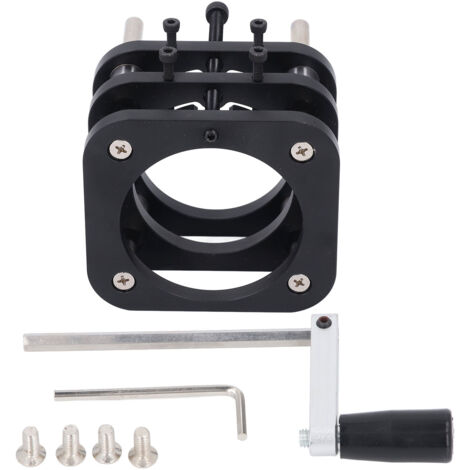 Base de Table de routeur en alliage d'aluminium, système de levage manuel à course maximale de 51mm