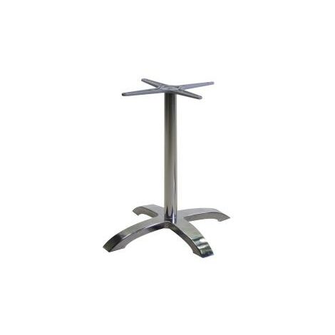 Base de table en aluminium gris