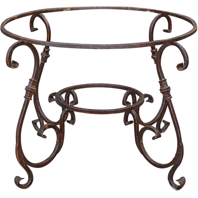 Base de table en fer