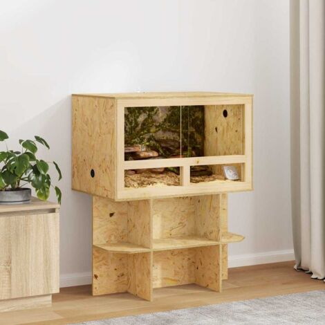 Base de Terrarium Marron 80 x 50 x 50 cm OSB