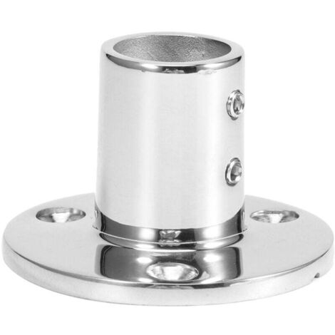 Base de Tube rond à 90 degrés, raccord de main courante en acier inoxydable 316, matériel de bateau marin, 25mm/1 po