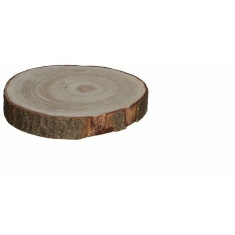 MICA DECORATIONS Base decorativa tronco madera altura 3cm