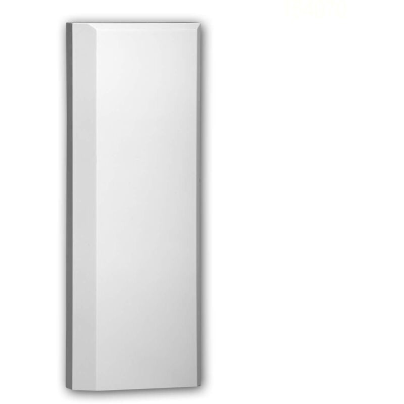 Base d'encadrement de porte Profhome 154070 Encadrement de porte Élément décoratif design intemporel classique blanc
