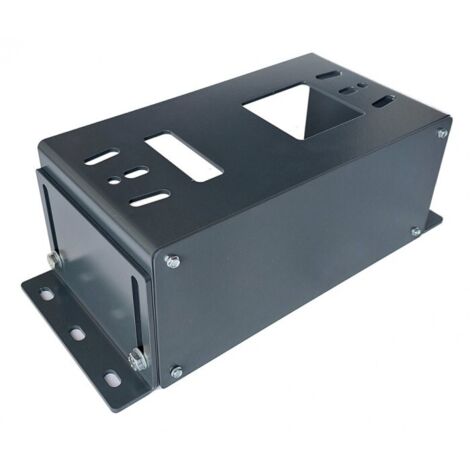 Base di montaggio per cancelli senza nome - 15,5-24 cm, zincata RAL7016