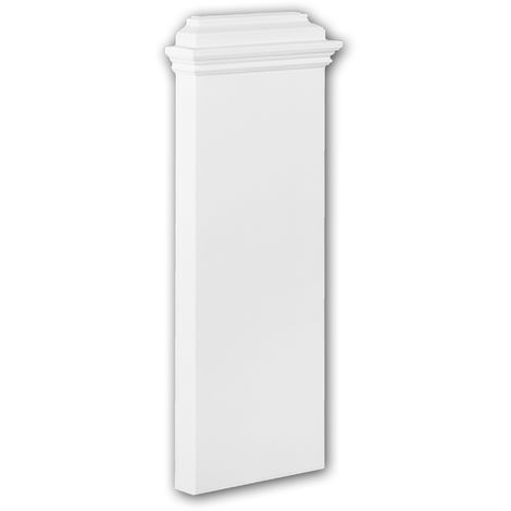 PROFHOME DECOR 123300 Profhome elemento decorativo design classico senza tempo bianco - bianco