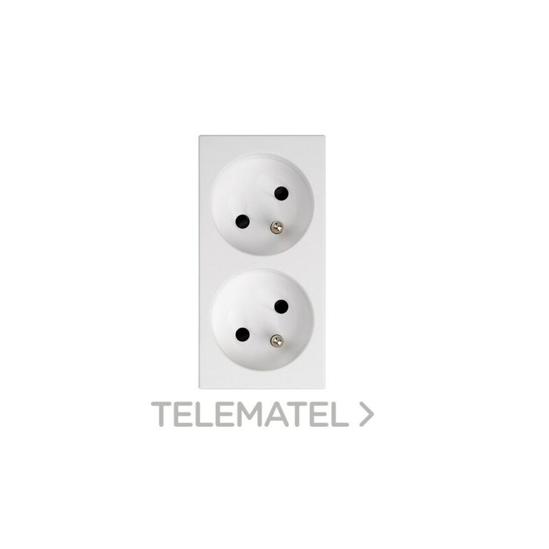

BASE DOBLE FRANCESA POR CORTE BLANCO 50000468-030 - Simon Connect