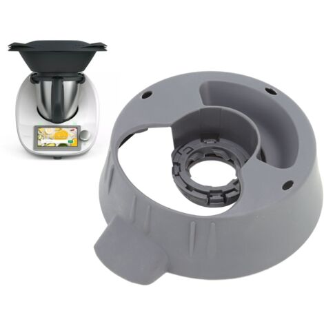 Base du Pot Principal pour Thermomix TM5 TM6, Thermomix Attachment Cup Ring Base Ring Nut Base avec Safe Lock Durable Thermomix Blender Accessoires Blender Part de Rechange pour Thermomix Vorwerk