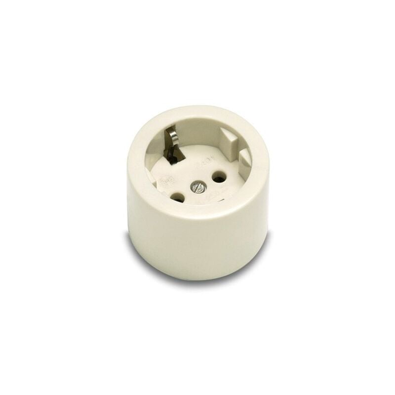 

Base enchufe bipolar blanca