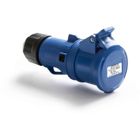 Base elec movil cetac 2p+t 32a/220-240v ip44 pol/abs az fama
