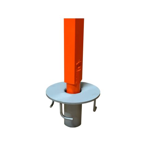Base embebida encastrable sobre cemento blando. FLUSH FLOOR BASE