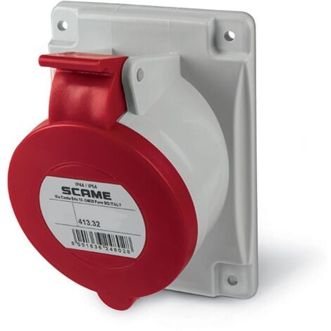 Base Empotrable CETAC en Cuadro 32A IP54 Optima SCAME