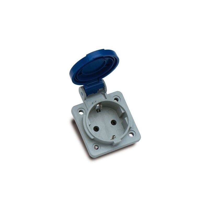 

Base Electricidad 75X75X52 Empotrar 2P+Toma tierra 16A 220V Ip44 Poliamida/Abs Azul 13950
