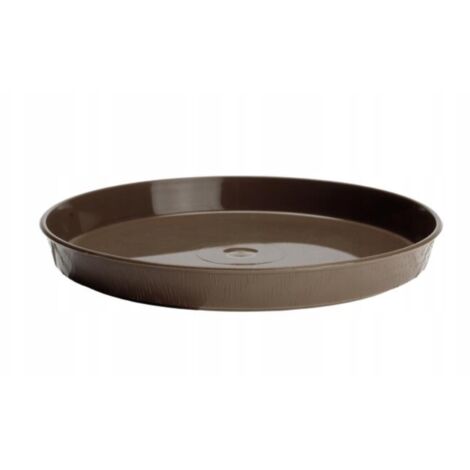 Base en bois marron pour pot de fleurs de 25 cm