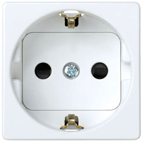Base enchufe 2p+t schuko serie 27 blanco