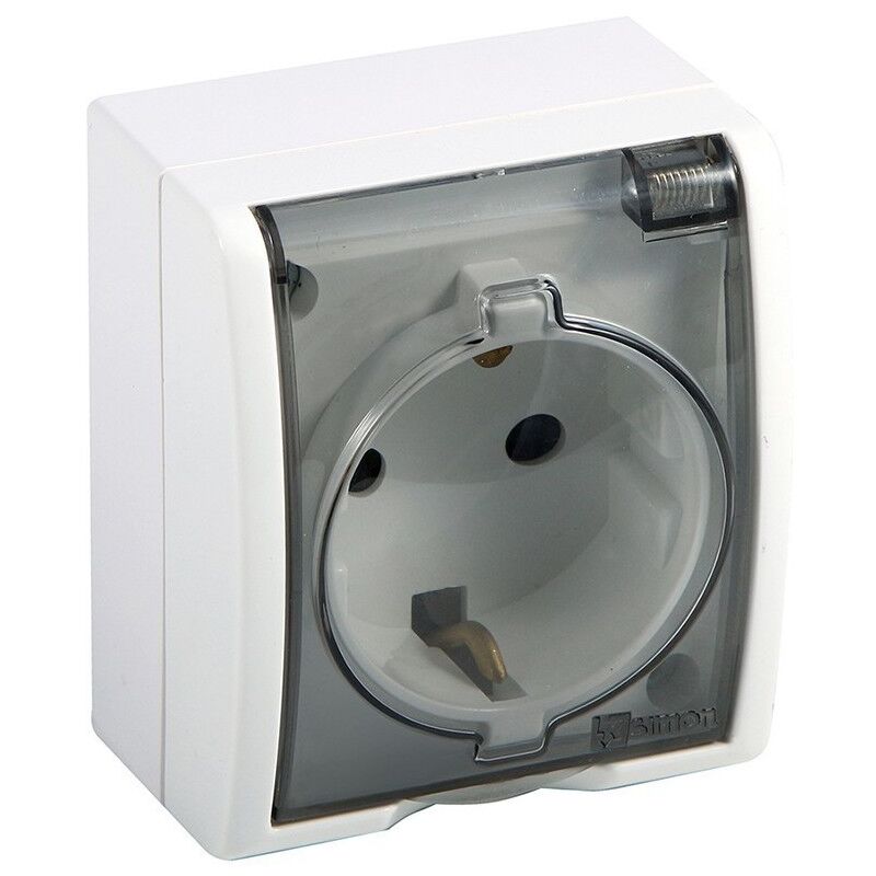 

Base Enchufe Electrico Schuko Tt Bl Aquarius Simon