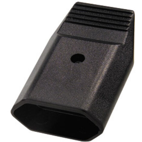 Base enchufe DUOLEC aerea. Color negro -