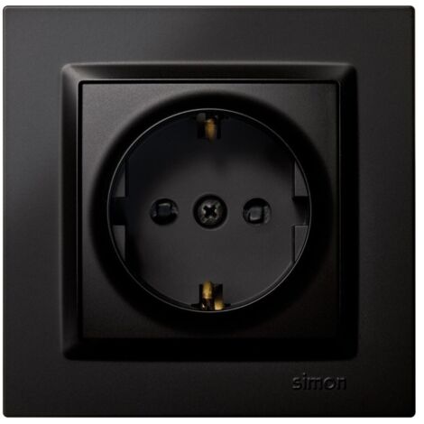 Base Enchufe Electrico Schuko Tt Empotrar Ne Serie 10 Simon