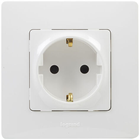 BASE ENCHUFE EMPOTRAR BLANCO - 16 A