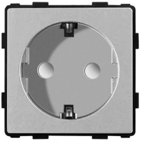 Base Enchufe EU tipo SCHUKO 16A 250V KOOB, gris