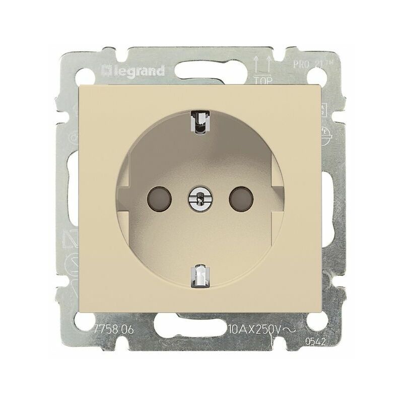 

Base Enchufe 2P+T lateral Marfil Valena 774321 - Legrand