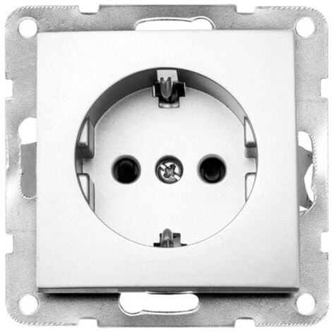 Base enchufe sucko empotrable Iota Plata GSC 103500011