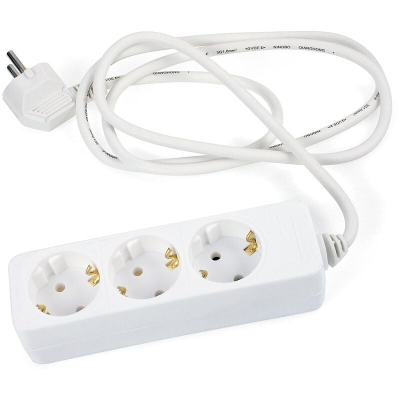 

Base Enchufe Triple Con Cable