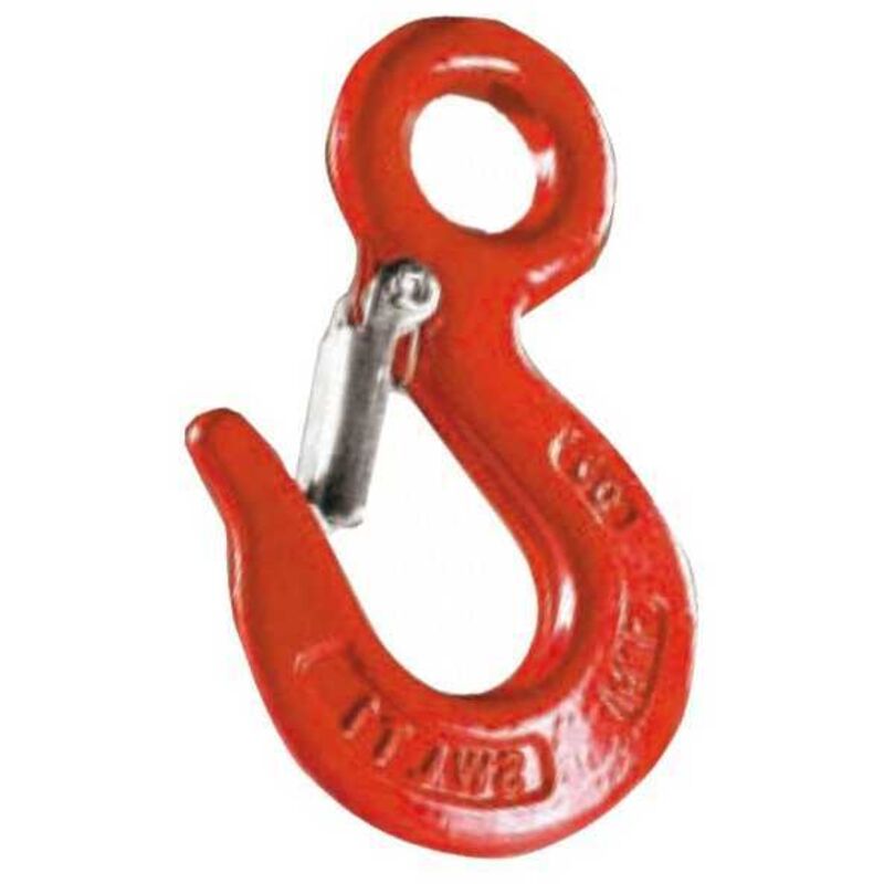 Gancho de carga de carbono con seguro kg 1600