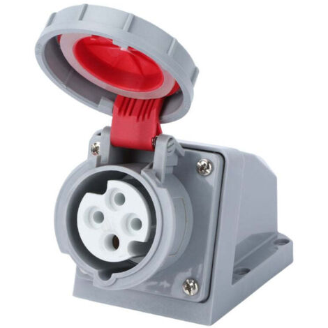 Base fjja industrial IP67 con tapa – 16A / 32A – Varias configuraciones