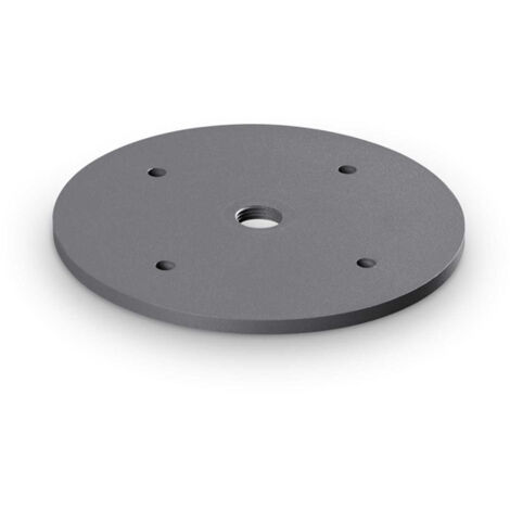Base Hub Metallo Antracite D15Cm