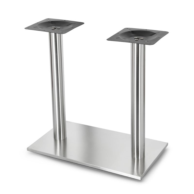 Image of Base in acciaio inox telaio di base del tavolo gamba del tavolo supporto colonna zoccolo piedi del tavolo piedi del tavolo