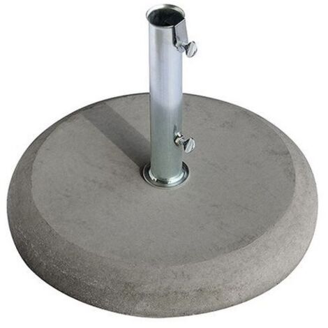 Base in cemento Grigia per ombrellone palo centrale Ø 55 cm