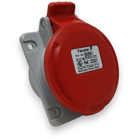 Base inclinada 10º 3P+N+T IP54 FAMATEL  16  16