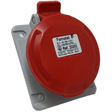 Base inclinada 10º 3P+T IP54 FAMATEL 32 32