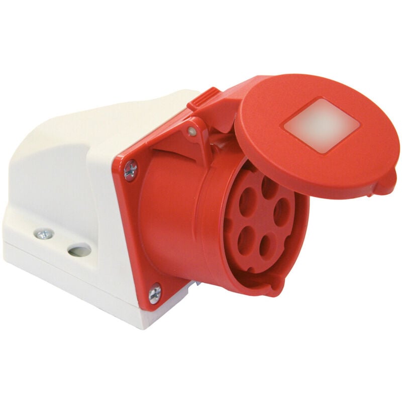 

Solera - Base industrial mural de superficie baja tensión roja 3P+T IP44 400V 32A ( 932144)