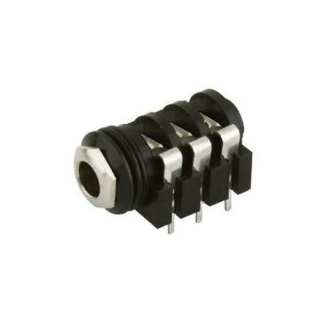 Base Jack 6,3mm Femelle Stéréo Ct Imprimé 15.452