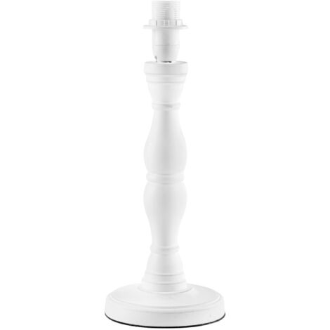Base lampada da tavolo SWEET in legno bianco 30 cm.