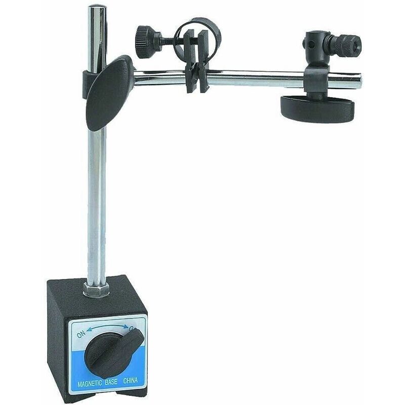 Image of Base Magnetica Snodabile Tornio Supporto Magnetico Comparatore Centesimale 8mm